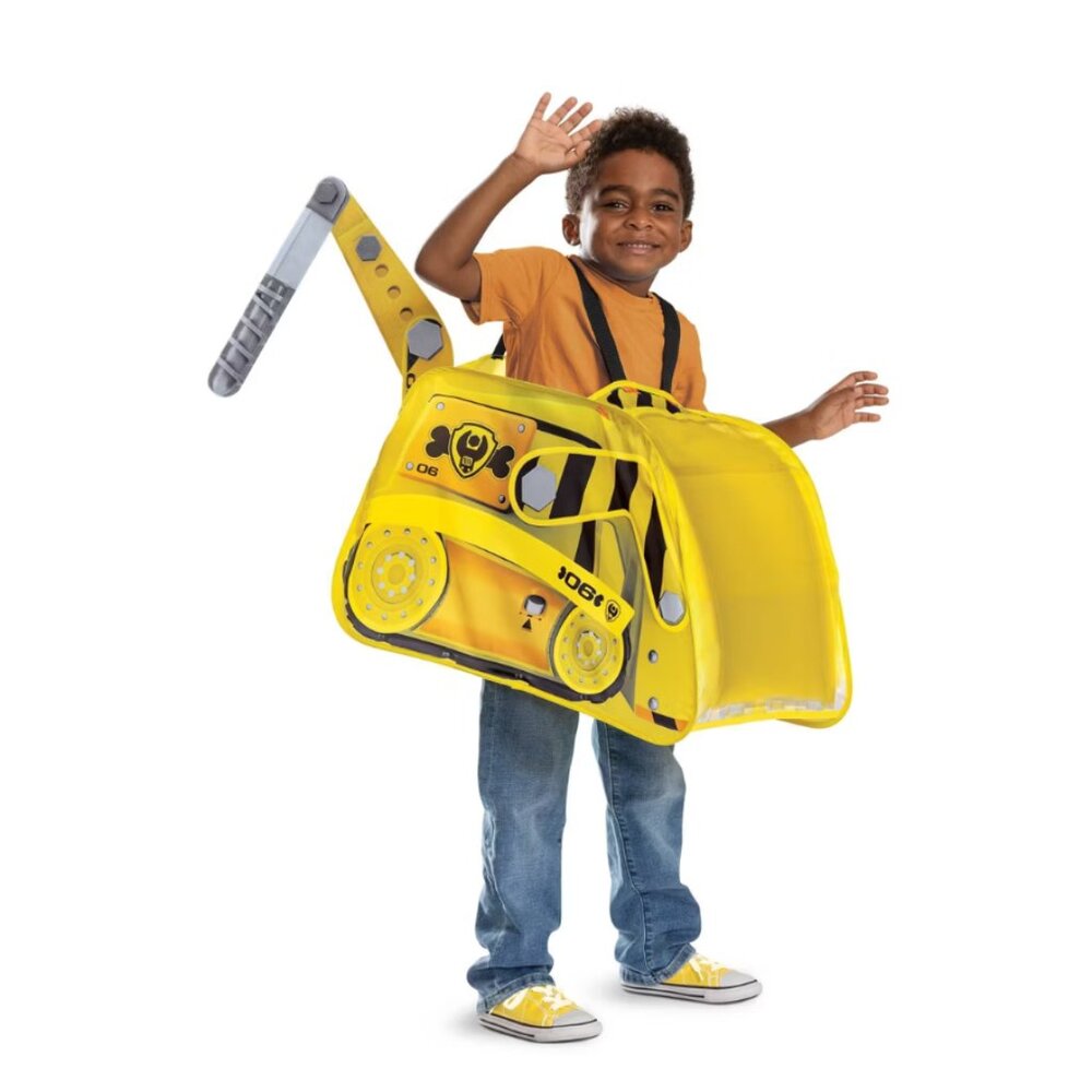 Paw Patrol Rubble Dump Truck Halloween Costume Pop Out 4+ Nickelodeon Step In